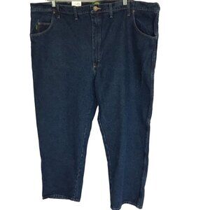 NWT Cabela's Men's Rough Neck Jeans Relaxed Fit Size 50-30 in Dark Wash Workwear